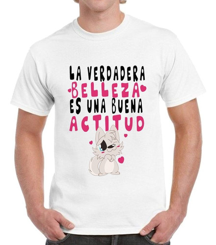 Remera De Hombre Con Frase La Verdadera Belleza Es Una Buena