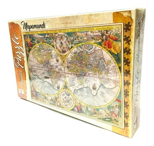 Rompecabezas Mapamundi 1000 Piezas - Puzzle Implas - E.full