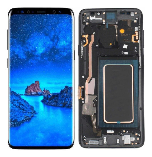 Tela Display Compatível Galaxy S9 Plus G965 Nacional C/aro