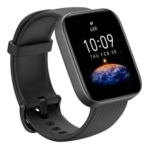 Smartwatch Amazfit Bip 3 1.69 Oxímetro Cardio Running Black