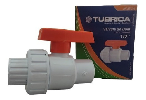 Llave De Bola C/union Universal Pvc Rosca 1/2 Tubrica 