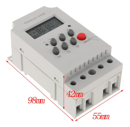 Digital Programable Lcd De 12v