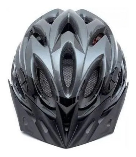 Imagem 3 de 5 de Capacete Tsw Raptor 2 Com Led Cinza Preto Vermelho Mtb Bike