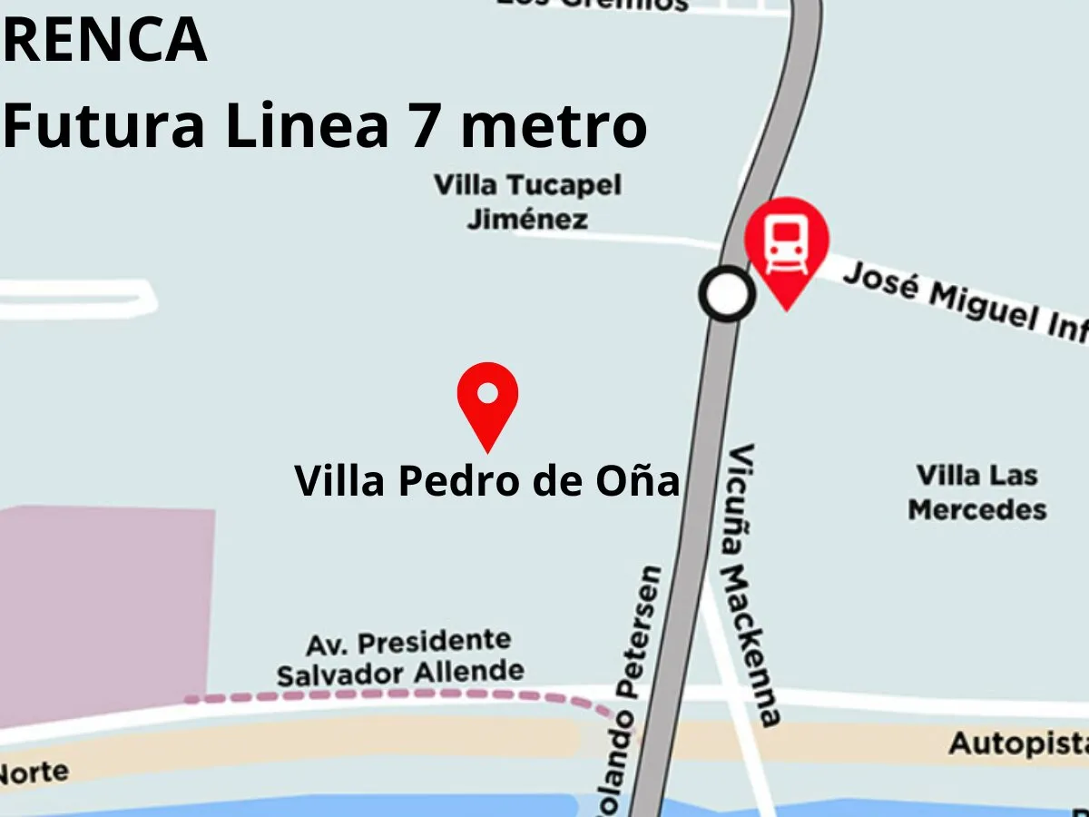 Imagen 5 de 15 de Casa 3d/1b En Renca A Pasos De Futura Línea 7 Del Metro