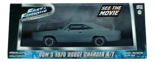 Dodge Charger R/t 1970 Rápido Y Furioso 1/43 Greenlight