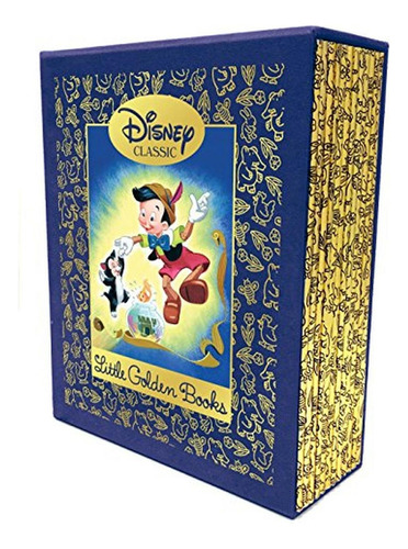 12 Beloved Disney Classic Little Golden Books (Disney Classic) (Libro en Inglés), de Various. Editorial Golden/Disney, tapa pasta dura, edición box col en inglés, 2018