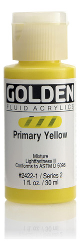 Dorado Fluid Pintura Acrilica 1 ounce-primary Amarillo