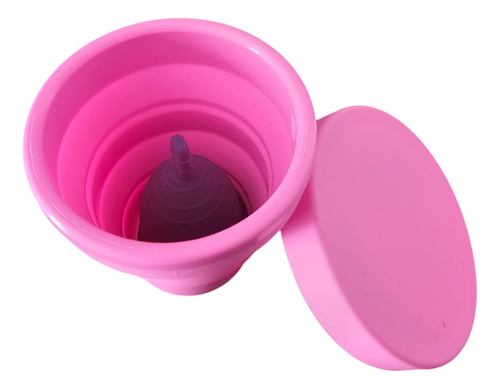 Vaso Esterilizador Copa Disco Menstrual Silicona Maggacup Verde