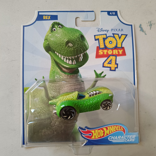Hotwheels Toys Story 4 Set 8 Autos Character Cars Blanco (Usado)