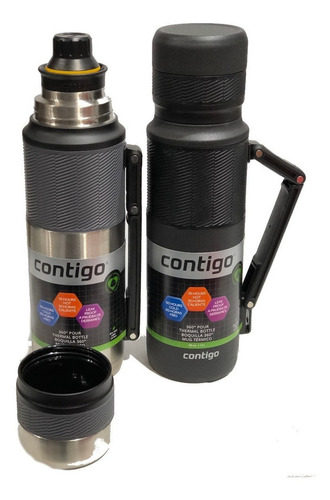 Imagen 5 de 12 de Termo Contigo 2070898 de acero inoxidable 1.1L