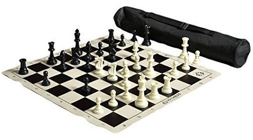 Us Chess Quiver Juego De Ajedrez Combo - Negro-exclusively -