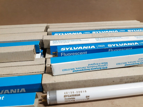 (36) Sylvania F6t5 Fluorescent Bulbs 6w 9 F6t5/cw - Coo Ttq