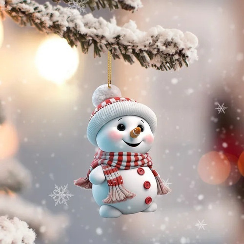 5 Piezas De Decoración De Árbol De Navidad, Yeti