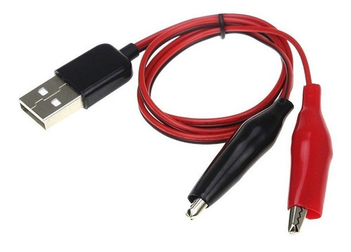 Pinzas De Prueba A Conector Macho Usb De 58 Cm