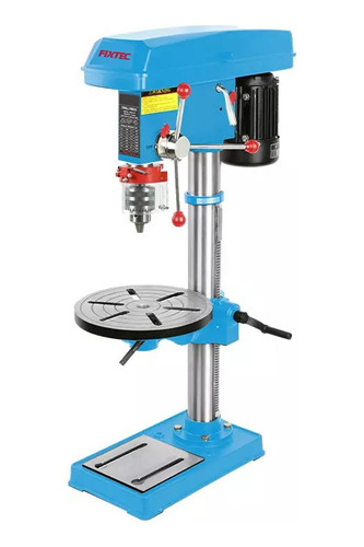 Taladro De Banco Pedestal 16mm Industrial Fixtec 550w 