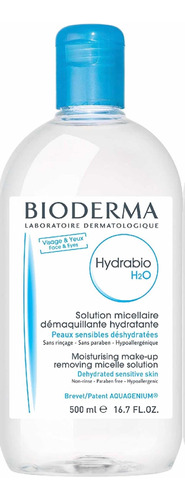Bioderma Agua Micelar Hydrabio H2o De 500ml Piel Seca.