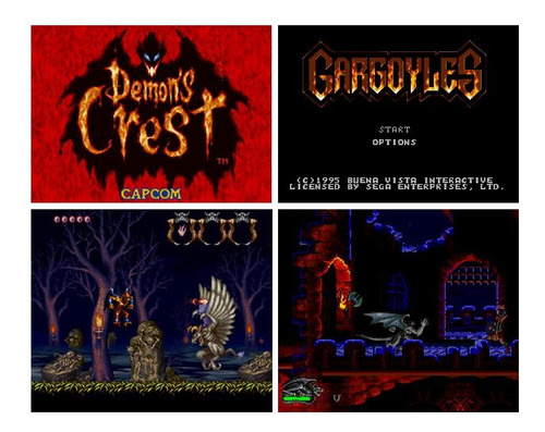 Demon's Crest Snes Conocido Como Demon's Blazon Nintendo (Usado)