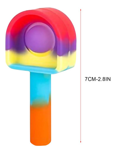 Imagem 3 de 7 de Fidget Toys Vent Ball Dedo Bolha Música Chaveiro Caneta Cap