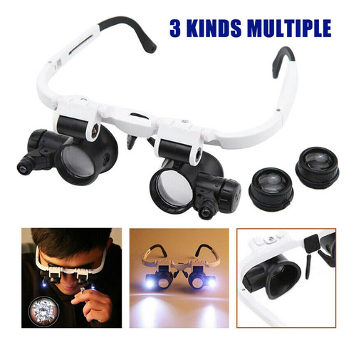 Diadema Gafas Reloj Joyero Reparación Lupa
