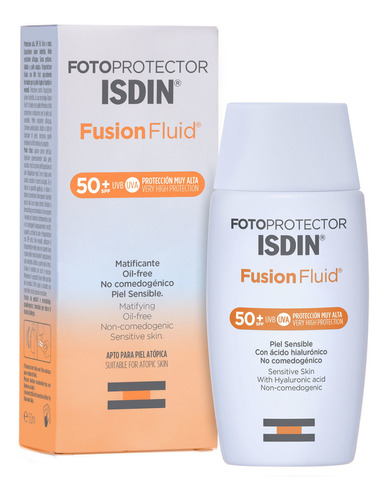 Protector Solar Isdin Fusion Fluid Fps 50 1 Unidad De 50 ml
