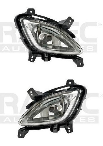 Par Juego Faros Niebla Para Hyundai I10  2011 - 2013 Depo