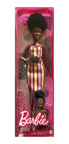 Mu eca Barbie Fashionistas 135 Con Vit ligo Original Mattel
