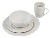 Comprar Set Vajilla 16 Piezas Platos Tazas Porcelana Green Bazar