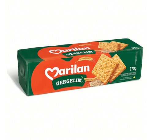 Biscoito Cream Cracker Com Gergelim Marilan 170g