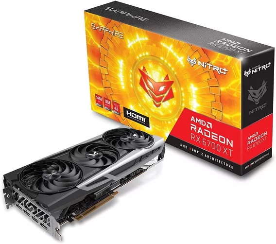 Placa De Video Radeon Sapphire Rx 6700 Xt Nitro+ 12gb Gddr6