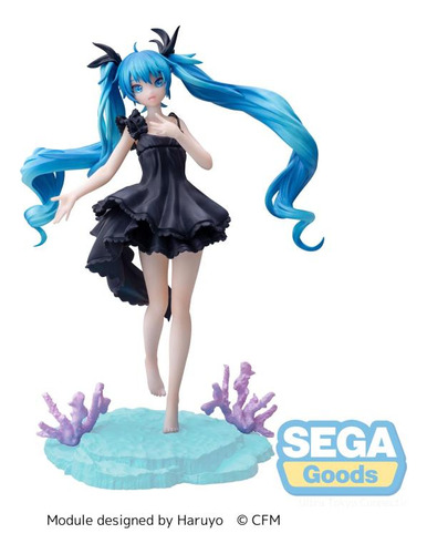 Hatsune Miku Deep Sea Girl Luminasta Sega Figura Original Se