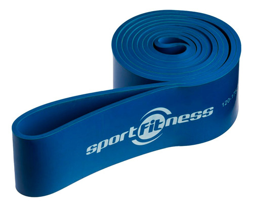 Banda Elástica De Poder Azul Sportfitness 120/175 Lb Tensión