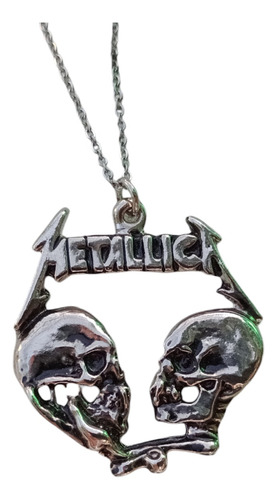 Collar-dije-rock-acero Quirúrgico-metallica-sao But True