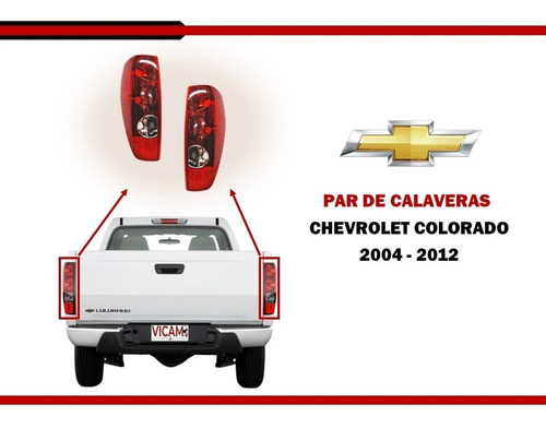 Par De Calaveras Chevrolet Colorado 2004-2012