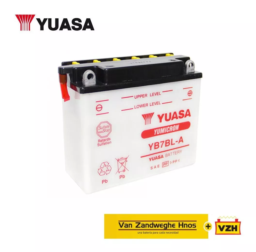 Bateria Yuasa Moto Yb7bl-a = 12n7a-3a Yuasa