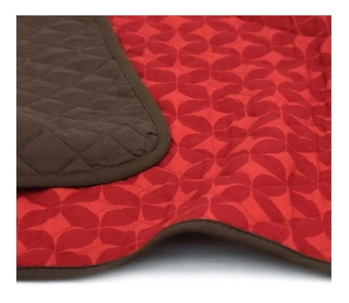 Protector De Sillón Individual Rojo Vianney | Sillón Reposet