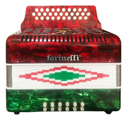 Acordeon Farinelli 3012-b 3012 Sol Botones Bandera C/estuche