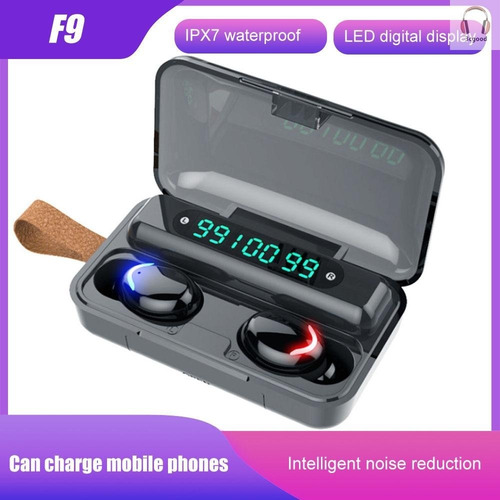 Fone De Ouvido Estéreo Bluetooth Intra Auricular Tws F9