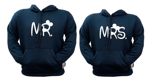 Hoodie Sweater Suéter Mr/mrs Para Parejas