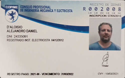 Imagen 2 de 10 de Electricista Matriculado Pres.virtual S/c Mercado Pago