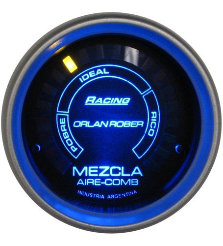 Medidor Mezcla Air Fuel Orlan Rober  Línea Racing Hallmeter Combustible