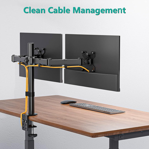 Wali ® soporte Articulado Giratorio 2 Monitores Hasta 27''
