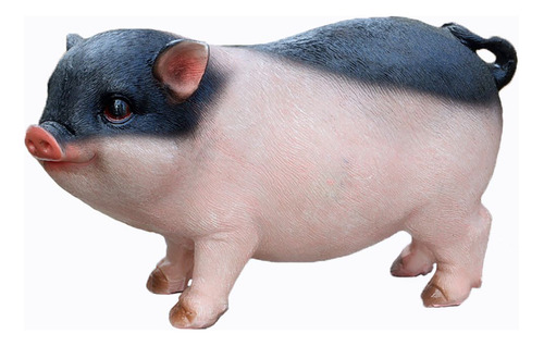 Estatua De Cerdo Con Simulación De Modelo Animal, Figura De