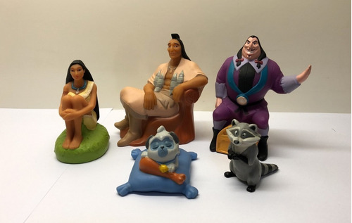 Muñecos Pocahontas Princesa Set Vintage Mattel Colección 90