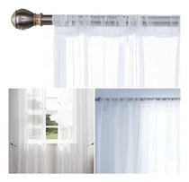 Comprar Cortinas En Voile Confeccion A Medida Para Rieles Y Barrotes