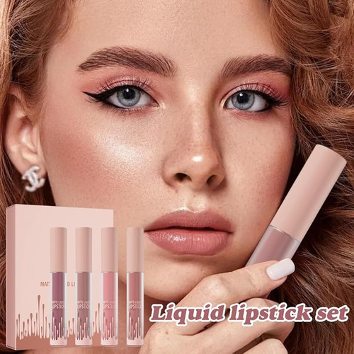 Lápiz Labial Con Textura Cremosa, Lápiz Labial Impermeable,