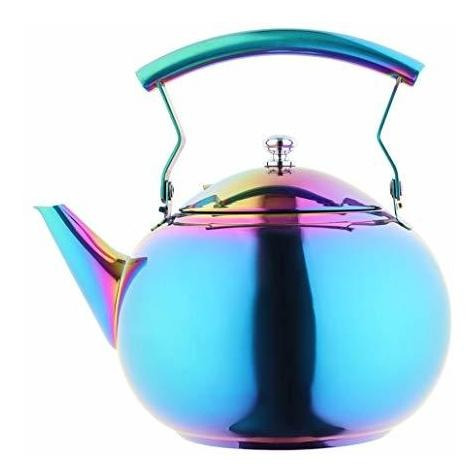 Onlycooker Rainbow Tea Pot With Infuser For Loose Leaf 2 Lit