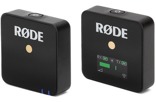 Micrófono Rode Wireless GO condensador omnidireccional negro