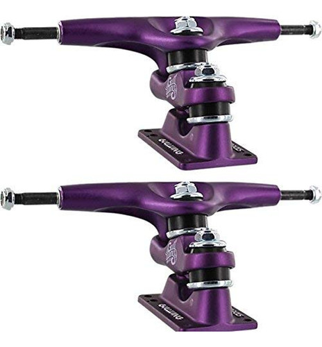 Patineta Doble Kingpin Trucks Color Morado - Percha 7.283 2