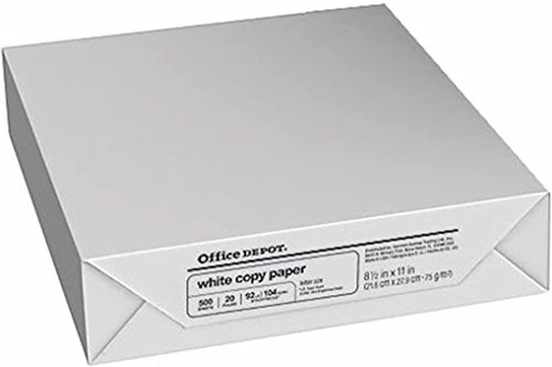 Resma De Ibas Para Impresión Office Depot Copia Fax