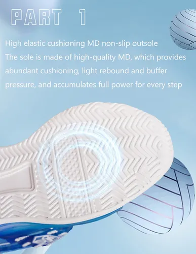 Zapatillas De Baloncesto Luminosas For Niño Y Niña Posterior